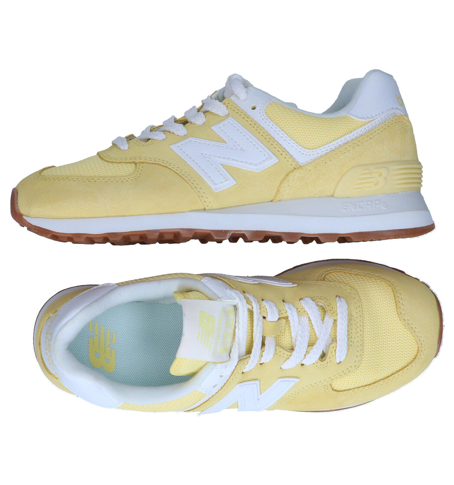 New balance wl574 dames geel sales
