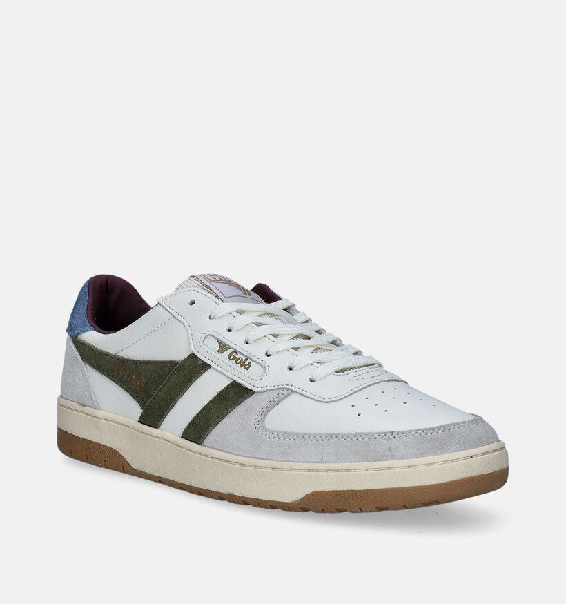 Gola Hawk CMB336 Baskets en Blanc pour hommes (345143) - pour semelles orthopédiques