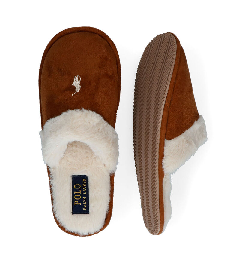 Polo Ralph Lauren Summit Scuff Pantoufles en Cognac pour femmes (294173)