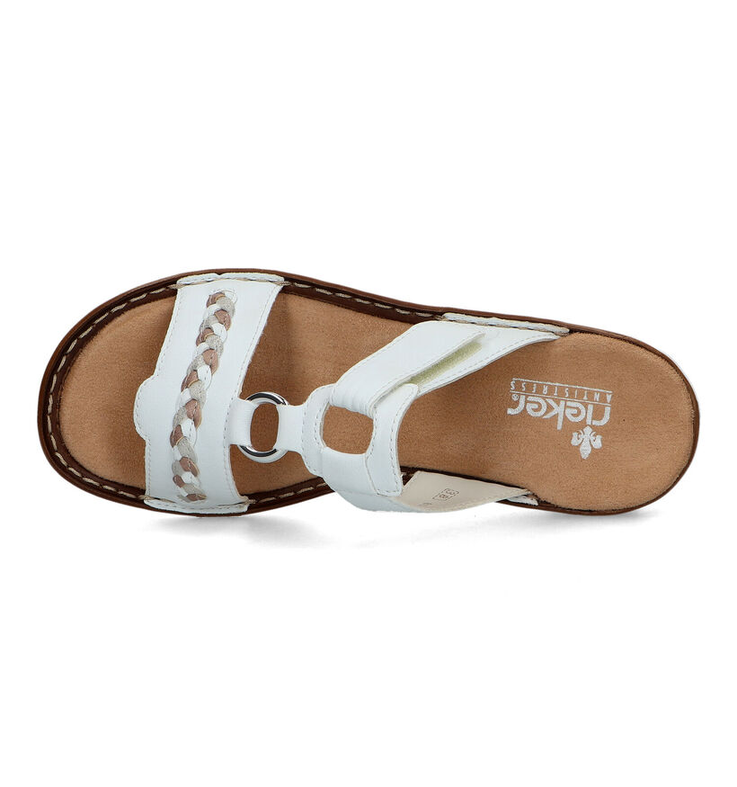 Rieker Witte Slippers voor dames (323584)