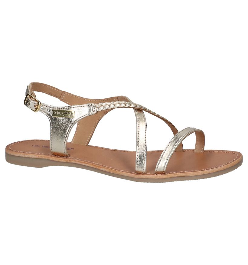 Les Tropeziennes Hanano Bronzen Sandalen in leer (274934)