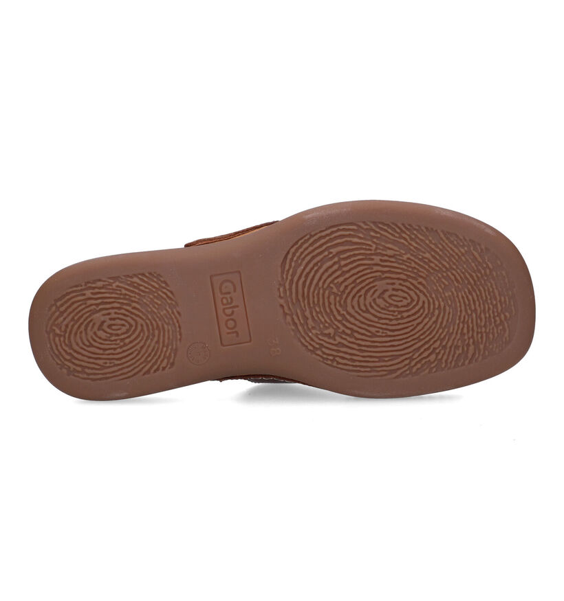 Gabor Best Fitting Cognac Teenslippers voor dames (323427)