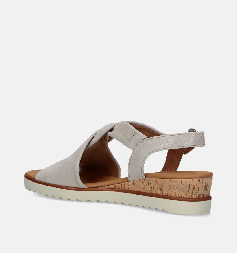 Gabor Blauwe Sandalen Met Sleehak voor dames (339352)