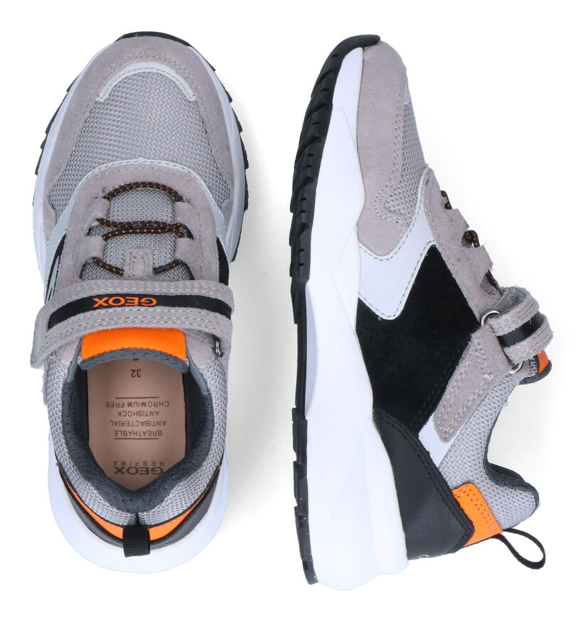 Geox Heevok Grijze Sneakers in leer (311043)