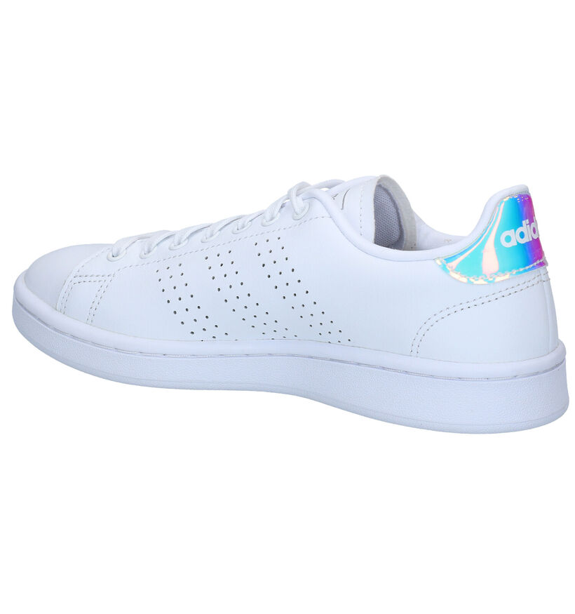 adidas Advantage Baskets en Blanc pour femmes (324526) - pour semelles orthopédiques