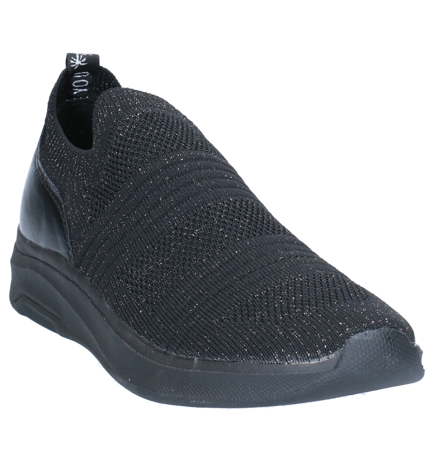 Dazzle Zwarte Slip on Sneakers Dames Sneakers Online op TORFS.BE