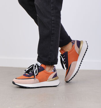 M&eacute;lin&eacute; Sneakers Oranje
