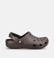 Crocs Classic Donkerbruine Slippers voor dames (381330)