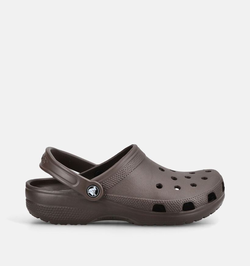 Crocs Classic Donkerbruine Slippers voor dames (381330)