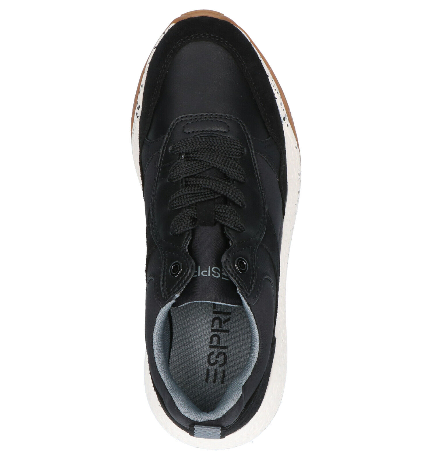Esprit Sascha Lu Zwarte Sneakers Dames Sneakers Online op TORFS.BE