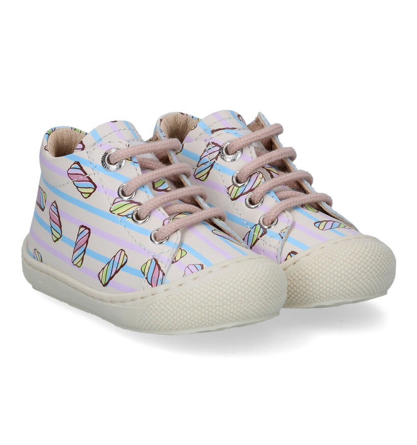 Naturino Cocoon Roze Babyschoenen voor meisjes (316120) - geschikt voor steunzolen