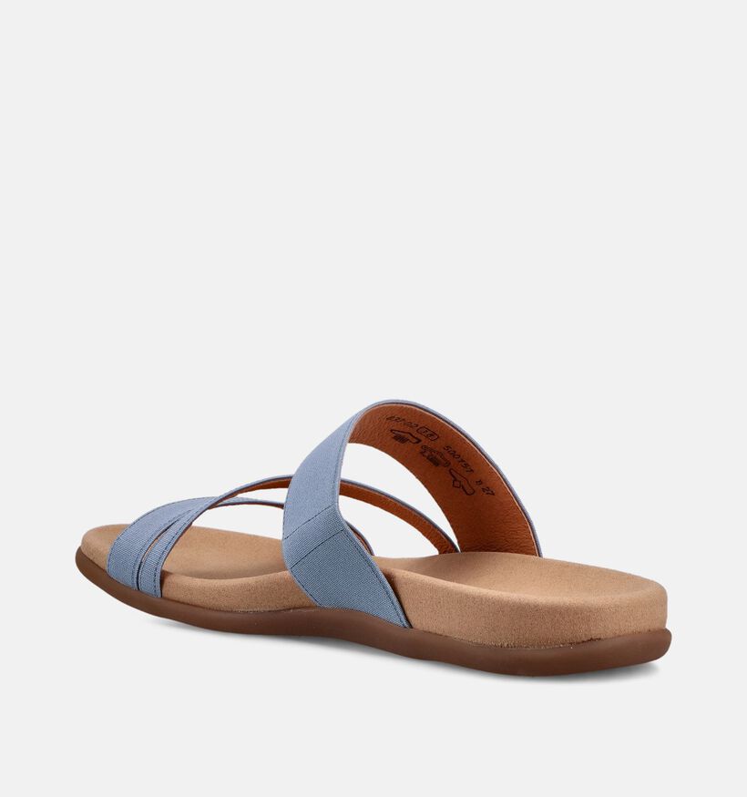 Gabor Best Fitting Lichtblauwe Slippers voor dames (371214)