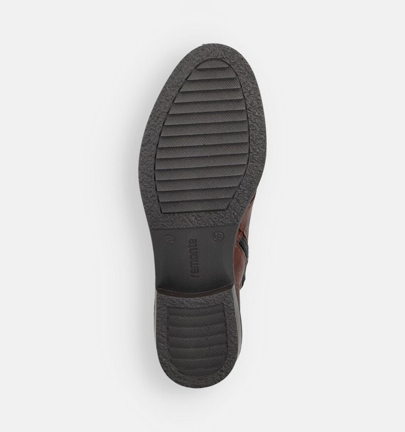 Remonte Bruine Veterboots voor dames (360392) - geschikt voor steunzolen