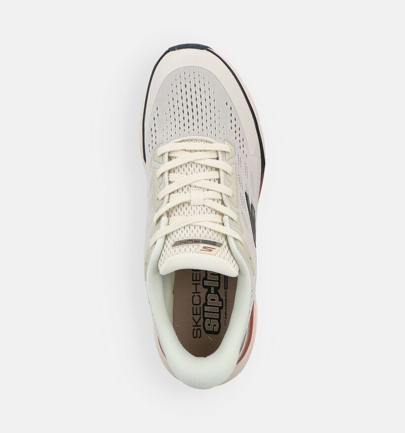 Skechers Glide-Step Vortex Ecru Sneakers voor heren (375631)