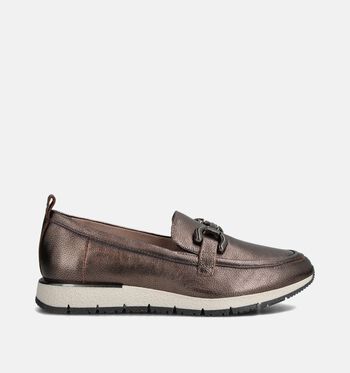 Tamaris Chaussures plates Blanc/Marron/Taupe