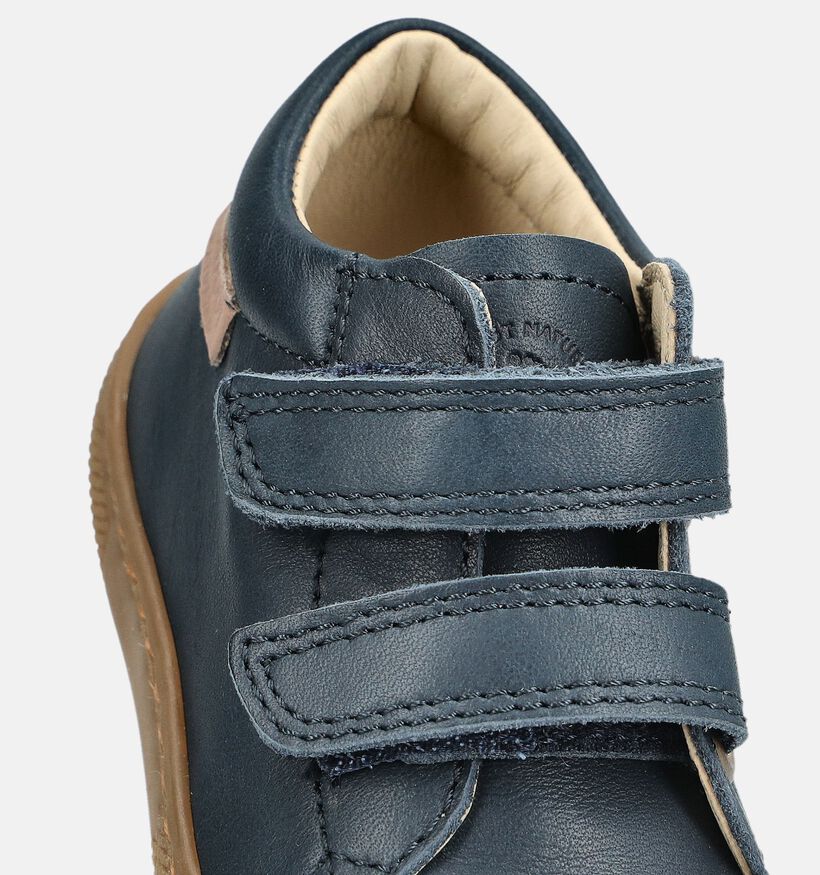 Naturino Barefoot Amur VL Baskets montantes en Bleu fonc&eacute; pour gar&ccedil;ons (380156) - pour semelles orthop&eacute;diques