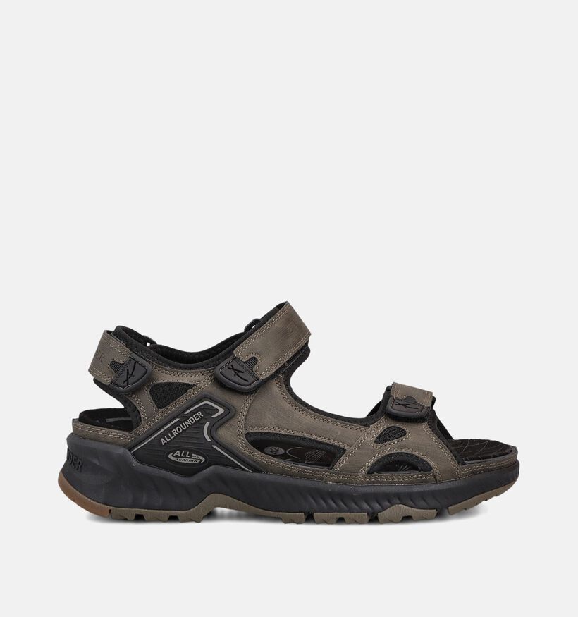 Allrounder Honduras Kaki Sandalen voor heren (370220) - geschikt voor steunzolen