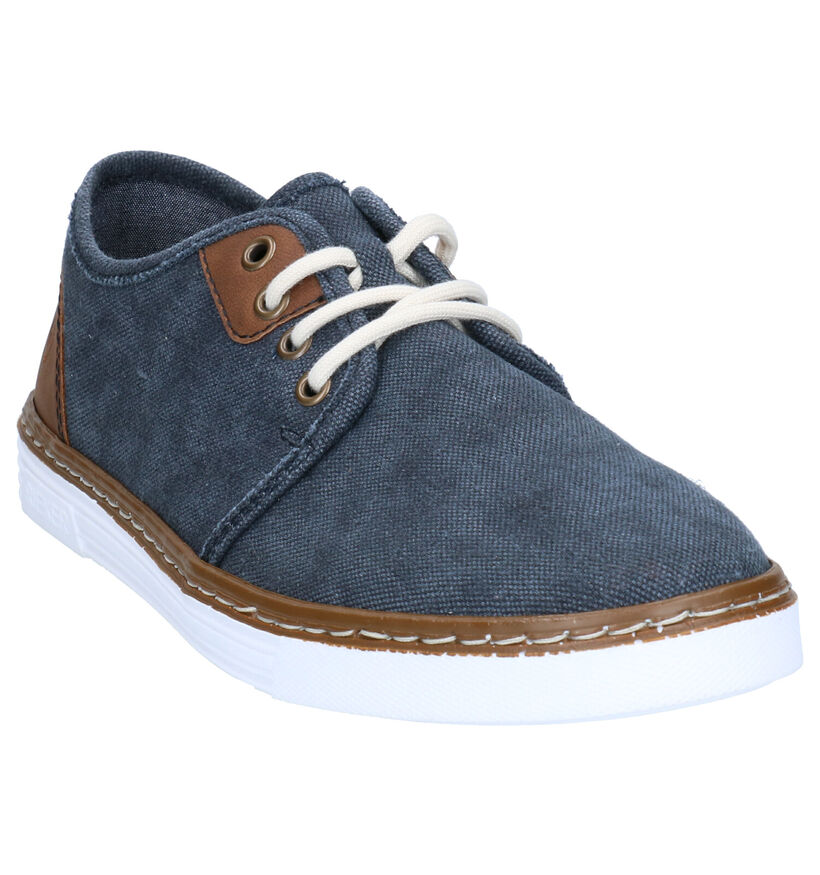 Rieker Chaussures basses en Bleu foncé en textile (273590)