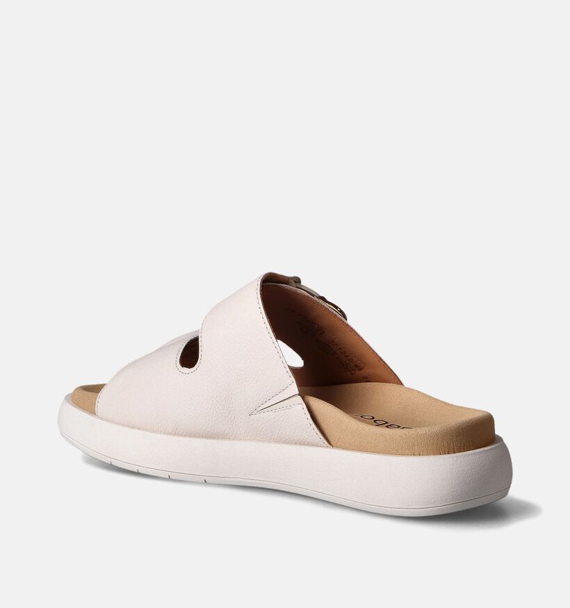 Gabor Ecru Slippers voor steunzolen voor dames (356670) - geschikt voor steunzolen