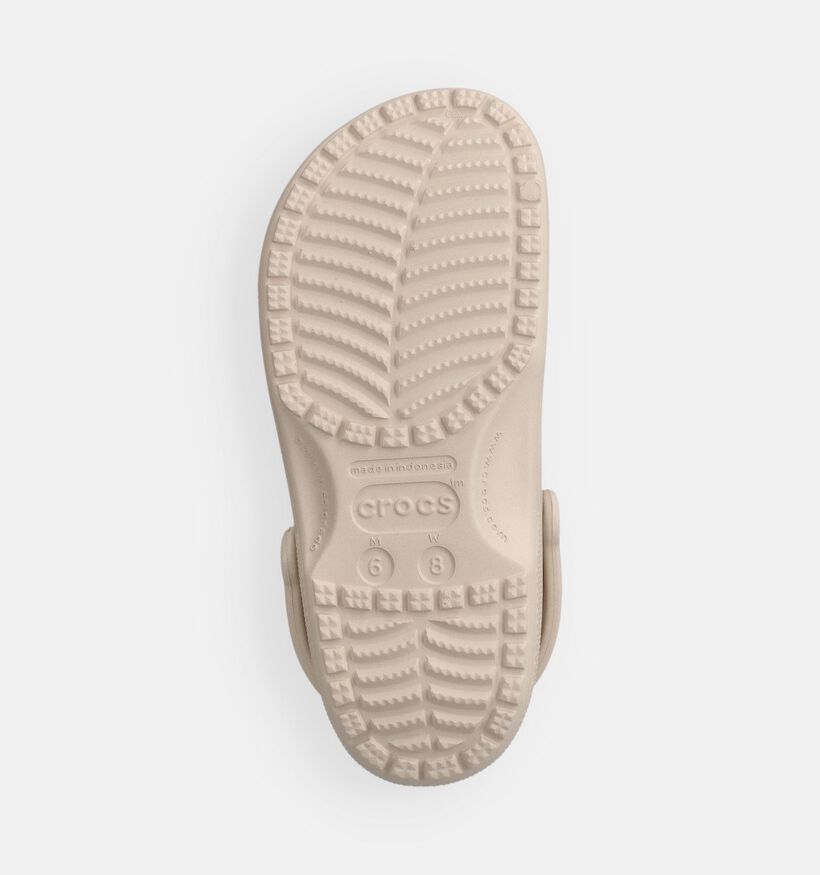 Crocs Classic Lichtbeige Slippers voor dames (369977)