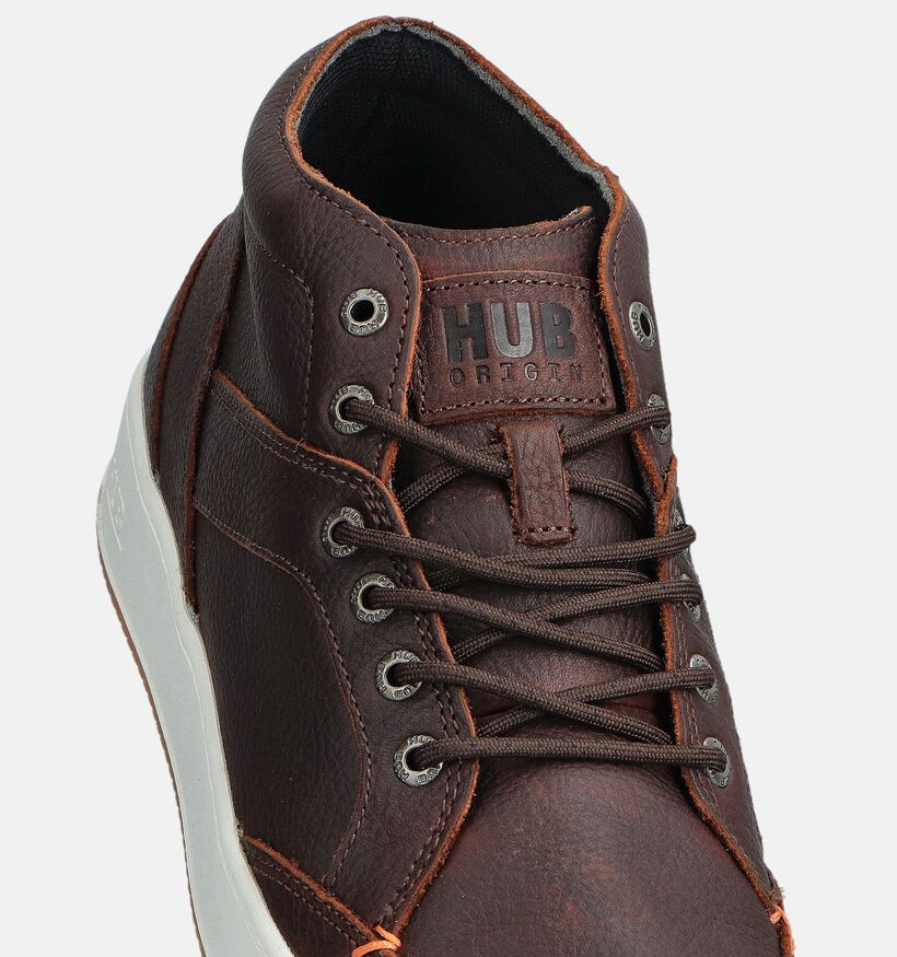 Hub Kingston 2.1 Boots à lacets en Marron pour hommes (363636) - pour semelles orthopédiques