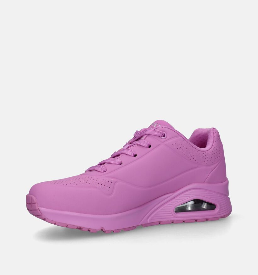 Skechers Uno Stand On Air Baskets en Noir pour femmes (350488)