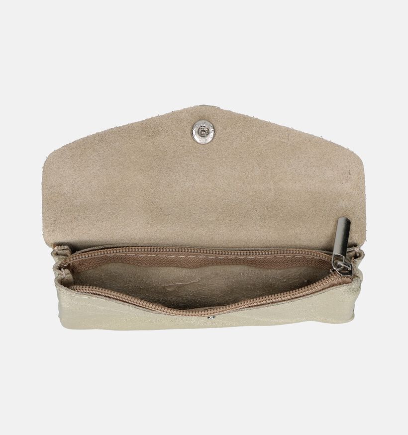 Via Limone Porte-monnaies zipp&eacute; en Or pour femmes (382748)