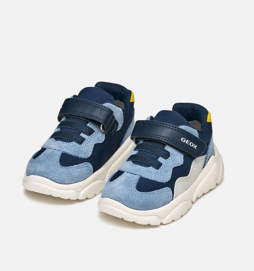 Geox Ciufciuf Baskets pour bébé en Bleu pour garçons (356373) - pour semelles orthopédiques