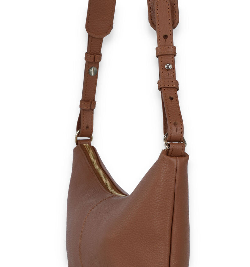 Crinkles Sac porté croisé en Orange pour femmes (342314)