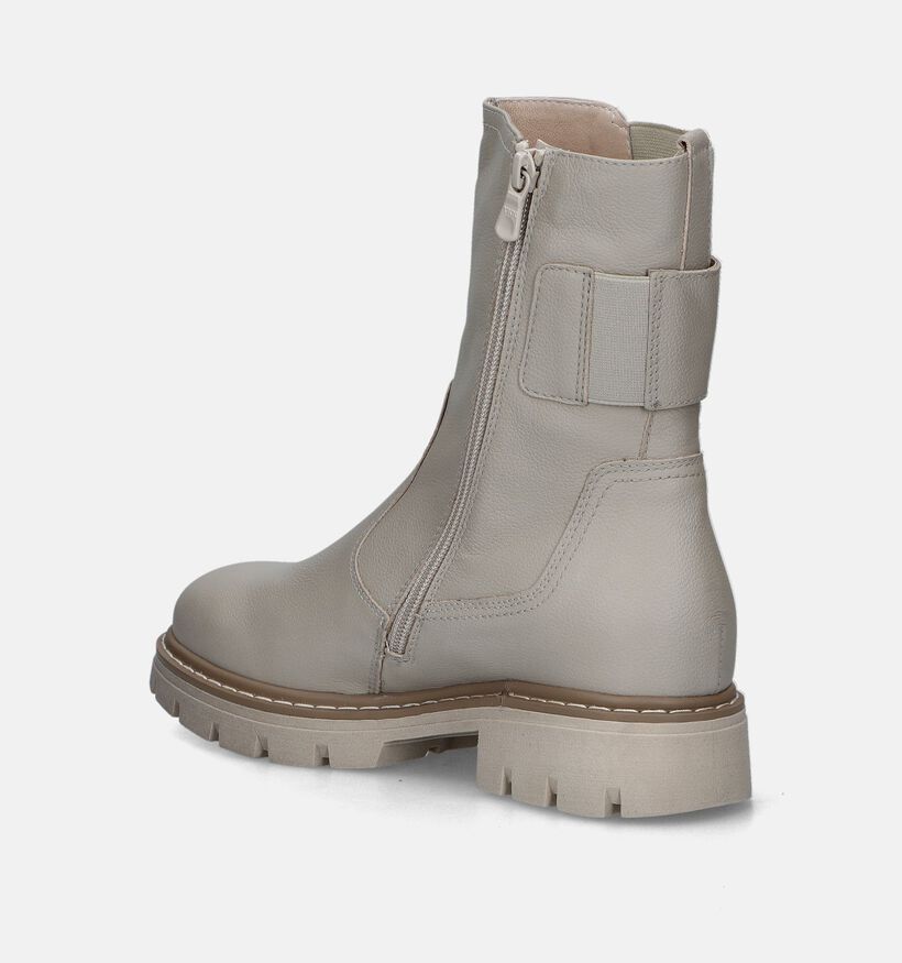 NeroGiardini Bottines motardes en Beige pour femmes (347545)