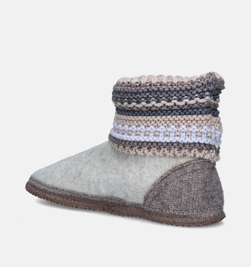 Giesswein Kiel Ecru Hoge pantoffels voor dames (349150)