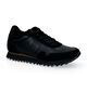 Woden Nora Zwarte Sneakers voor dames (294619) - geschikt voor steunzolen
