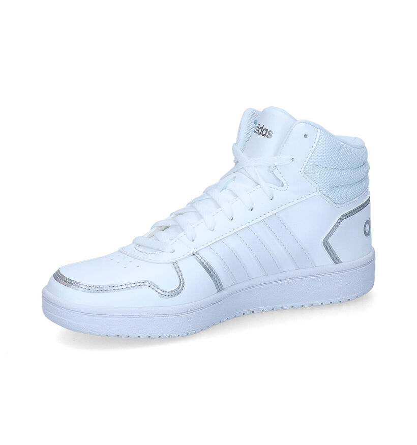 adidas Hoops Baskets en Blanc pour femmes (300158)