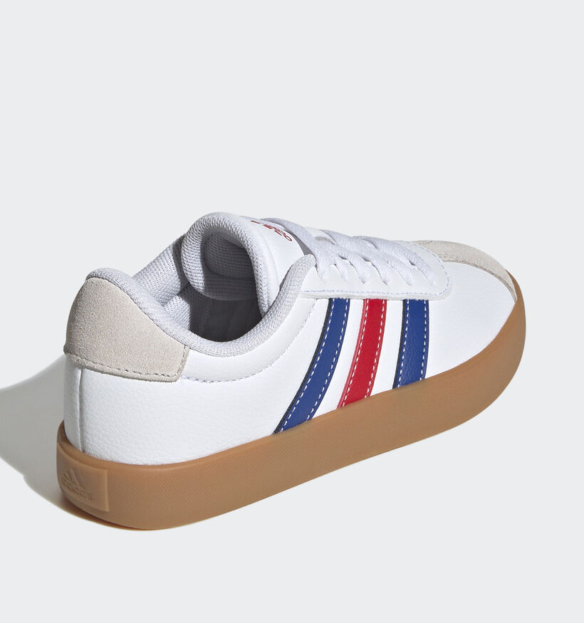adidas VL Court 3.0 Witte Sneakers voor jongens, meisjes (365333) - geschikt voor steunzolen