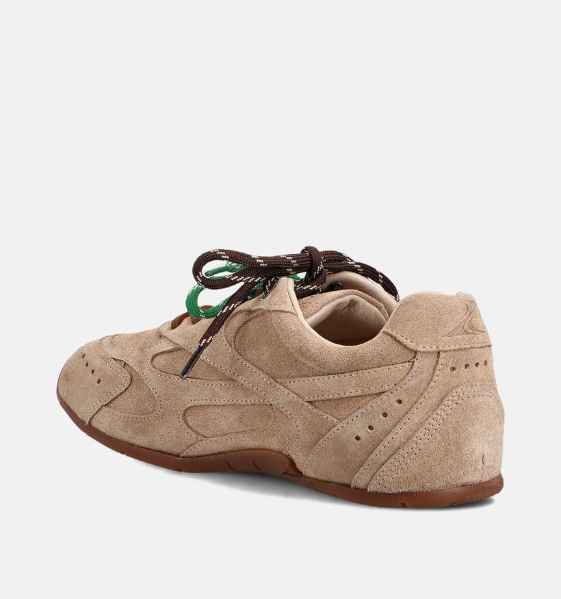 Bronx Beige Veterschoenen voor dames (364178)