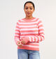 Vero Moda Doffy Pull à raye en Rouge pour femmes (352224)