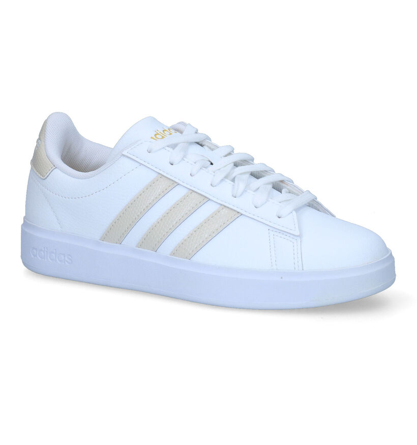 adidas Grand Court 2.0 Baskets sportives en Blanc pour femmes (356989) - pour semelles orthopédiques
