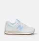 New Balance WL574 Witte Sneakers voor dames (334579) - geschikt voor steunzolen