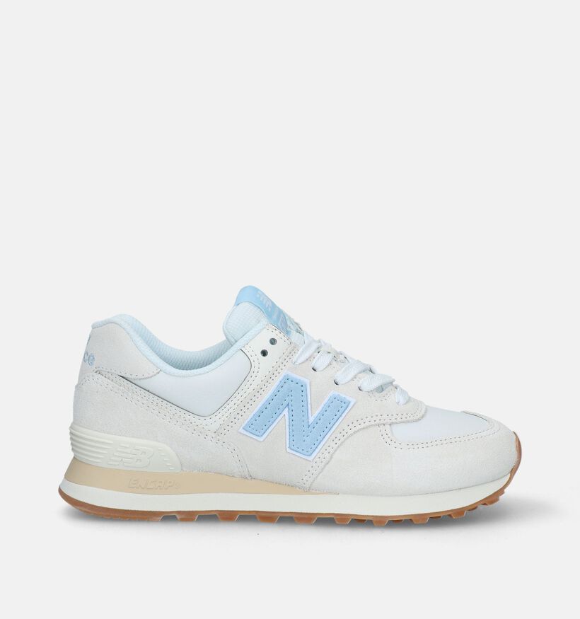 New Balance WL 574 Groene Sneakers voor dames (349411) - geschikt voor steunzolen