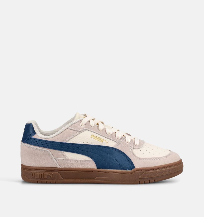 Puma Caven III OG Beige/Blauwe Sneakers voor heren (375520) - geschikt voor steunzolen