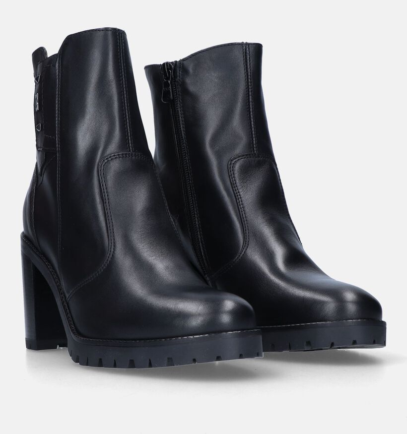 NeroGiardini Bottines avec talon carré en Noir pour femmes (330733)