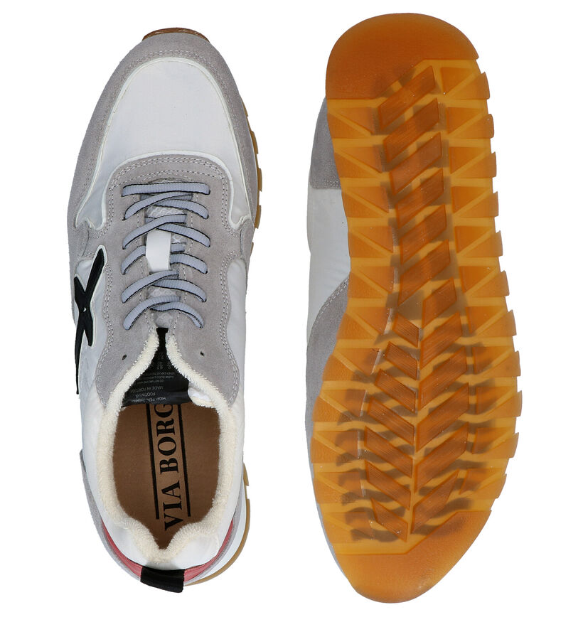 Via Borgo Triangulos Chaussures à lacets en Blanc pour hommes (292949) - pour semelles orthopédiques