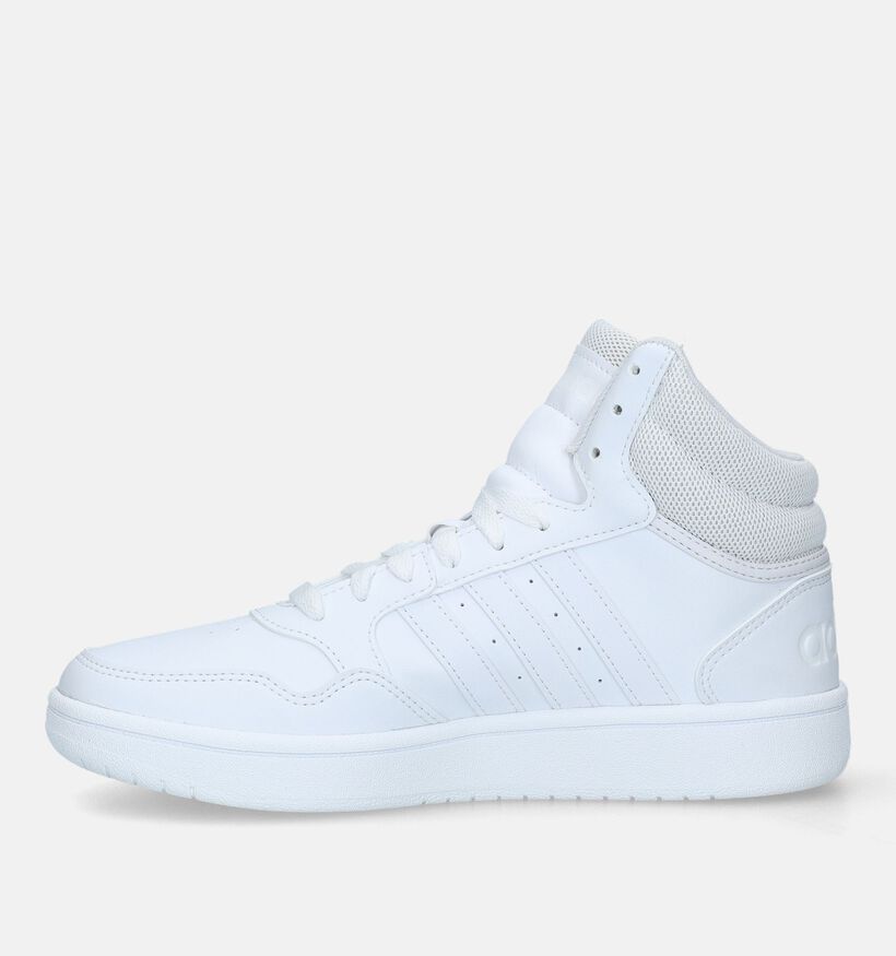 adidas Hoops 3.0 Mid Witte Sneakers voor dames (329412) - geschikt voor steunzolen