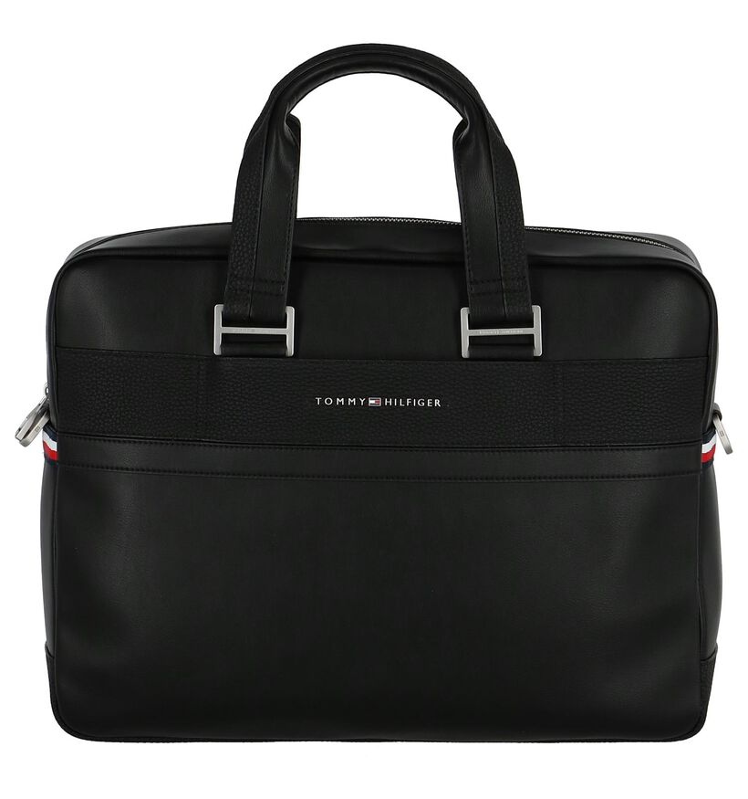 Zwarte Laptoptas Tommy Hilfiger in kunstleer (236898)