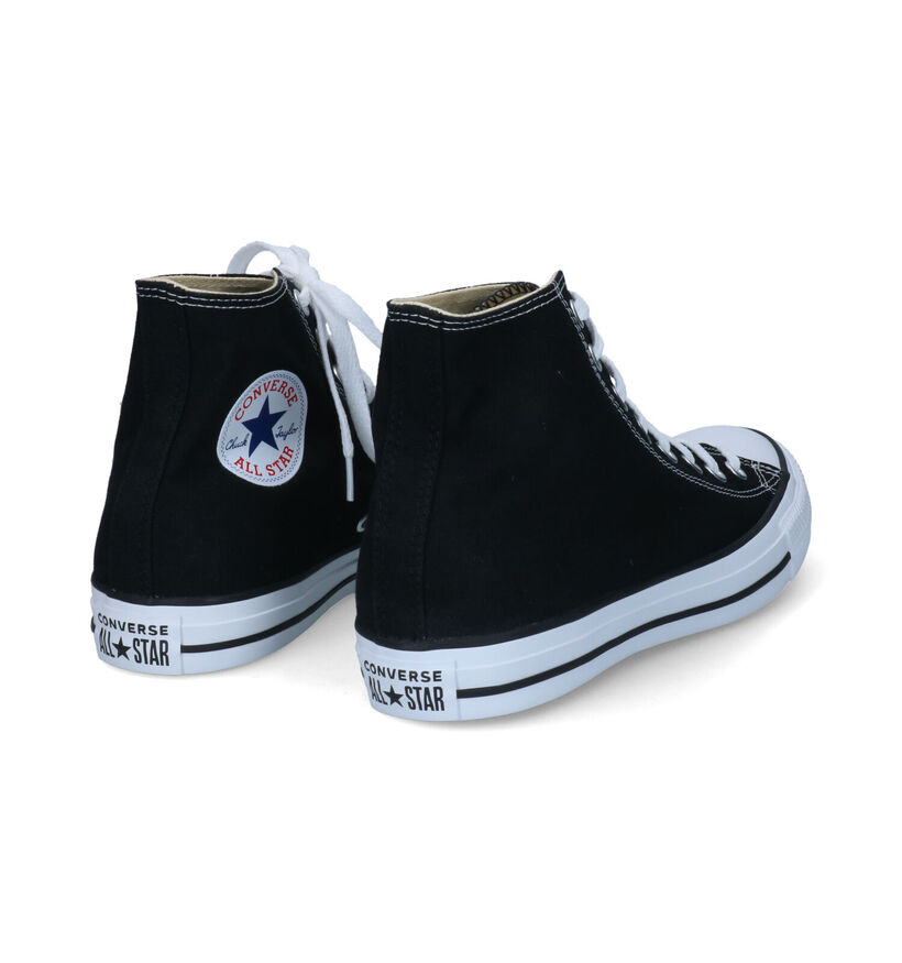 Converse Chuck Taylor All Star Hi Baskets en Noir pour femmes, hommes (361446)