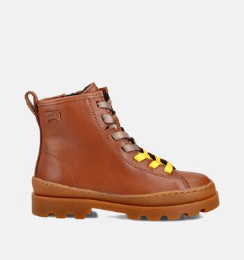 Camper Hoge schoenen Zwart/Cognac/Zilver