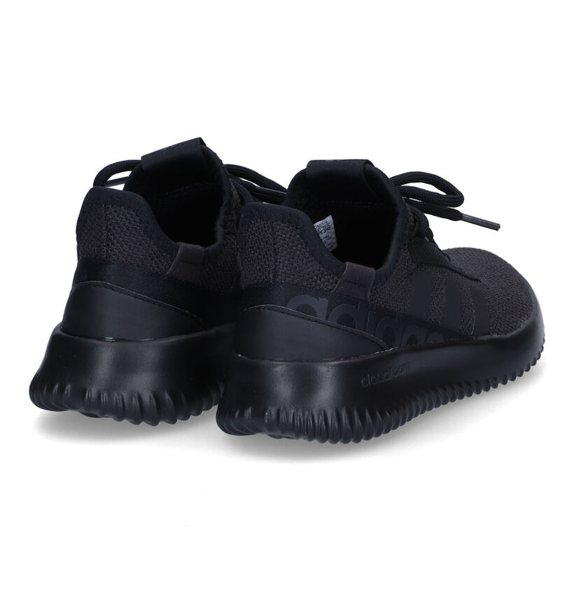 adidas Kaptir 2.0 Zwarte sneakers voor jongens, meisjes (324139)