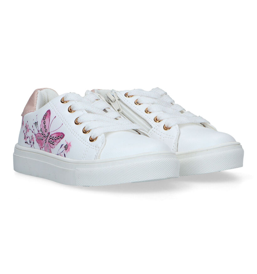 Milo & Mila Witte Sneakers voor meisjes (322244)