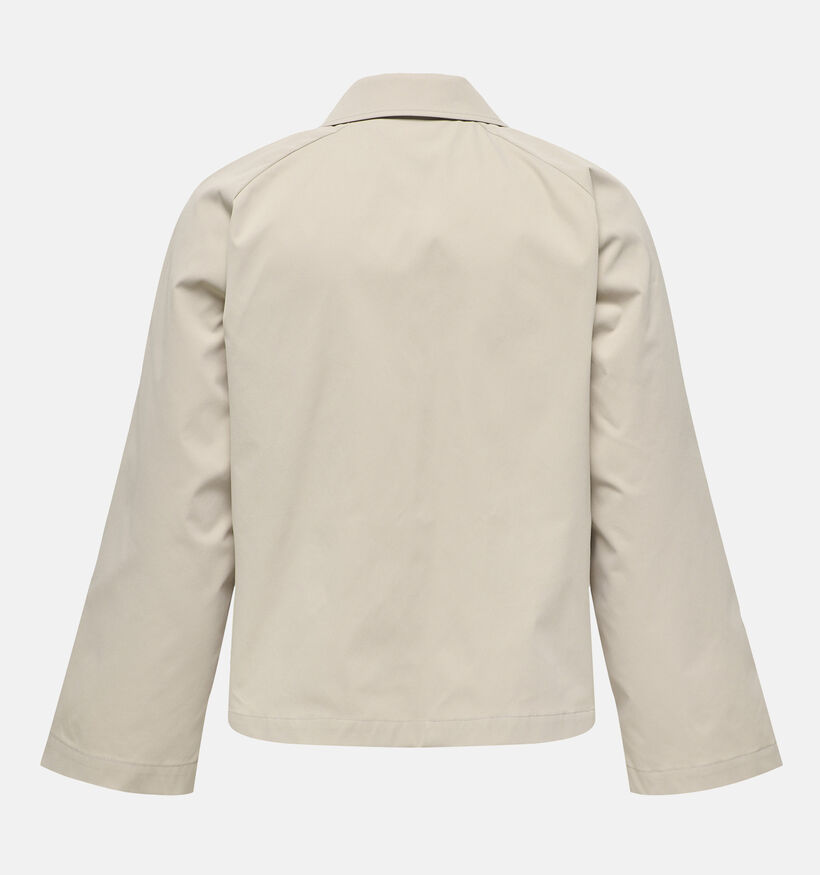ONLY Carmakoma April Beige Korte Trenchcoat voor dames (351419)
