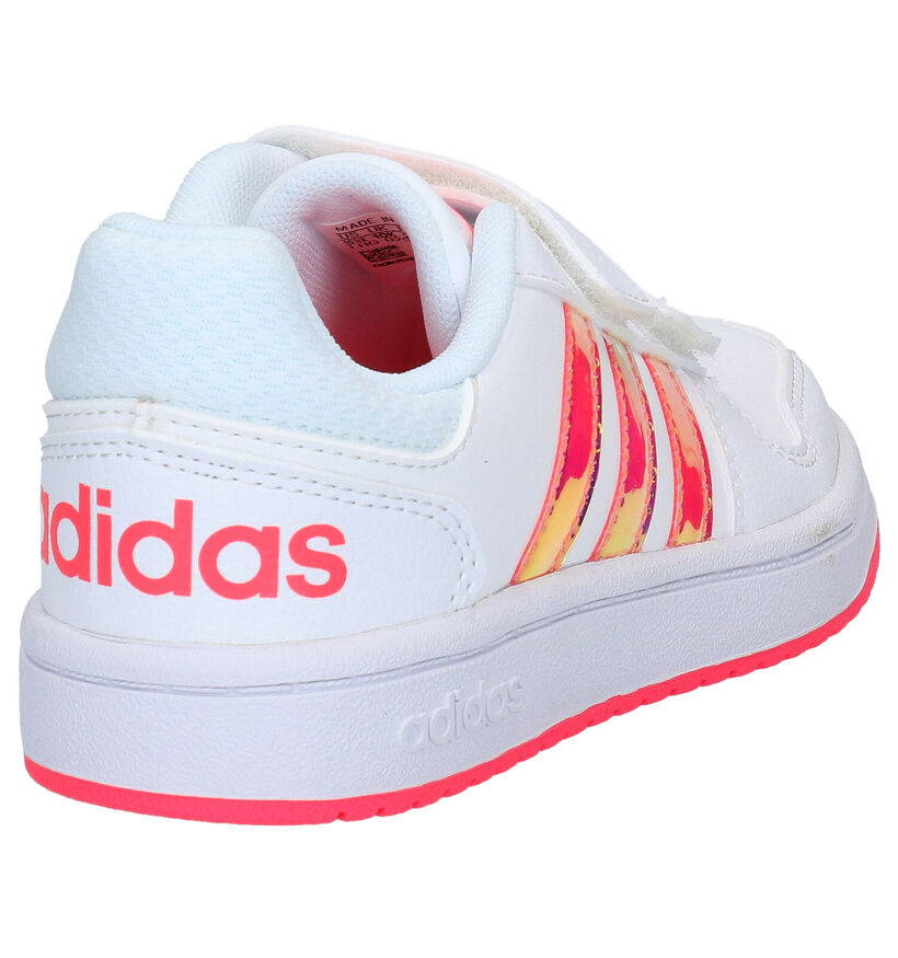 adidas Hoops Baskets en Blanc en simili cuir (284523)